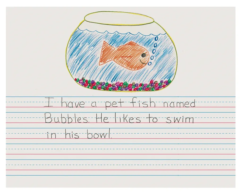 Newsprint Handwriting Paper